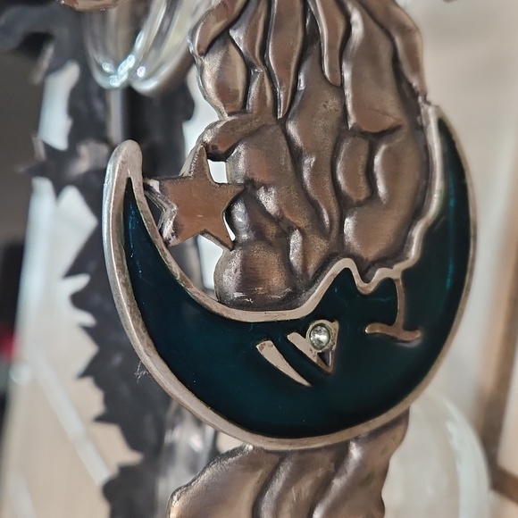 Spoontiques Vintage Pewter Celestial Sun & Moon Votive Candle Holder - Picture 5 of 7